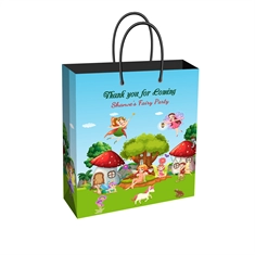 Fairyland Theme Medium Gift Bag – Plain or Personalized